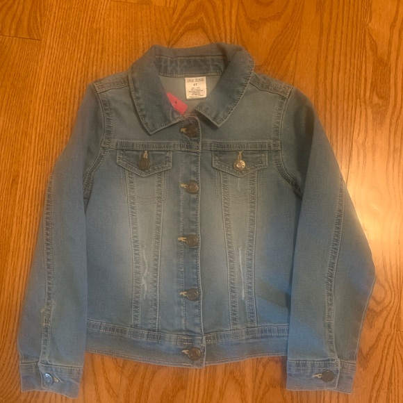 Okie Dokie Toddler Girls Denim Jacket - Picture 3 of 4